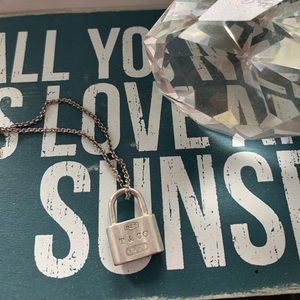 Tiffany lock necklace